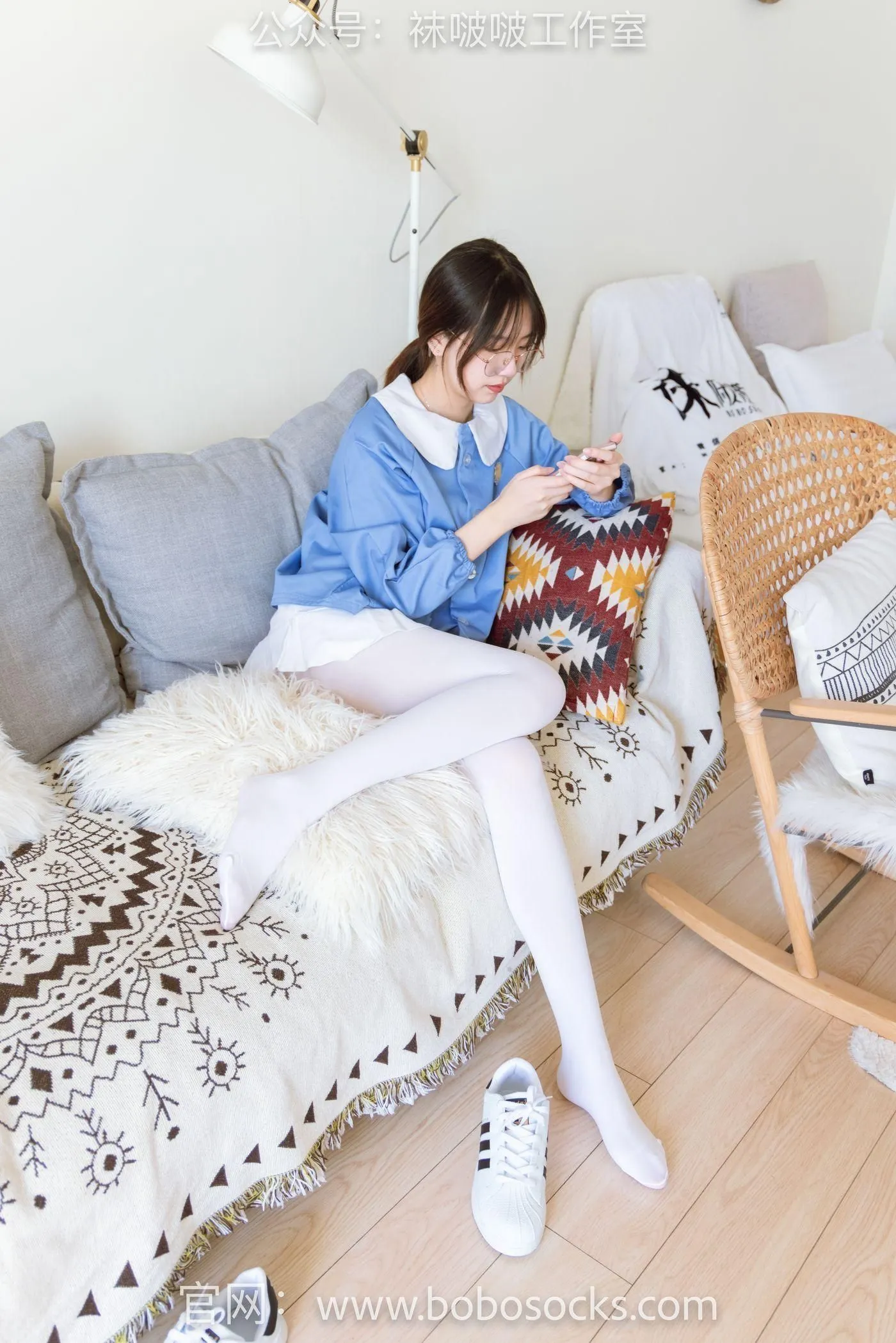 [BoBoSocks袜啵啵]NO.093 小甜豆-贝壳头、厚白丝 [132P]插图2